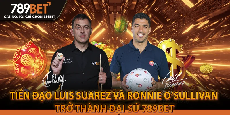 Tiền đạo Luis Suarez và Ronnie O'Sullivan